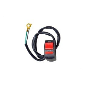 Switch Boton Universal On/Off C/Abrazadera Universal Moto