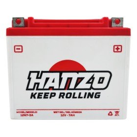 Bateria De Gel Para Moto 12N7-3A 7Ah -,+ DM150/200 DT200/250 KTR02010107