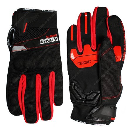 Guantes motociclista protecciónes ocultas antiderrape touch