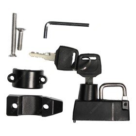 Candado Seguro Para Casco De Moto En Manubrio Universal