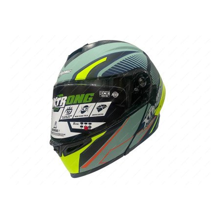 Casco moto touring aventura abatible mate gafas DOT/ECE22