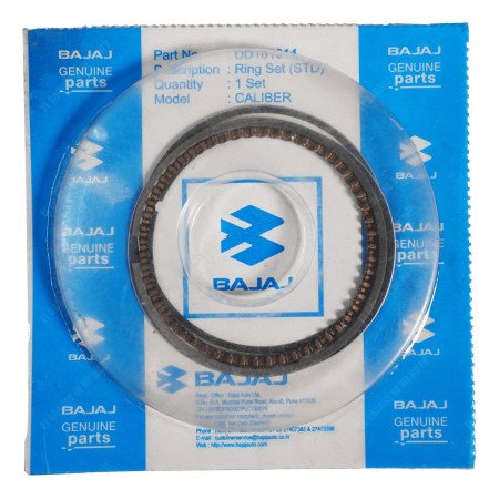 Juego De Anillos De Piston Bajaj Ct100 / Boxer 100 DD101014